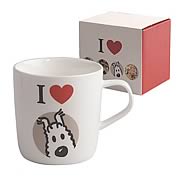 Adventures of Tintin I Love Snowy White Mug